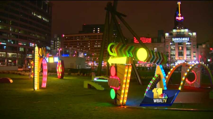 What's quiet during the day comes alive at night, and just a few days into its inaugural run, organizers said Light City Baltimore is exceeding expectations.