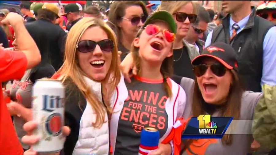 Orioles fans celebrate Opening Day 2016 at Oriole Park at Camden Yards