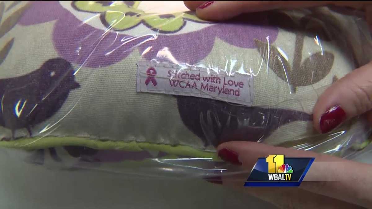 Pillows provide comfort to breast cancer survivors