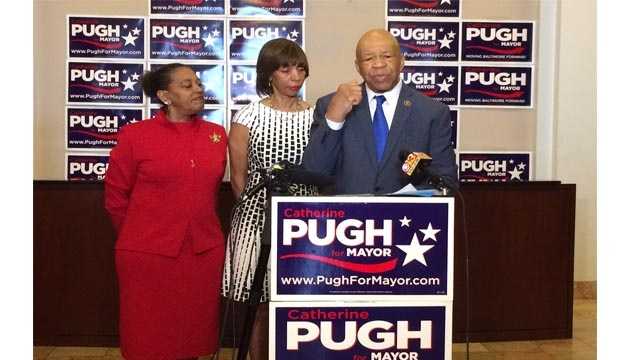 Rep, Elijah Cummings endorses state Sen. Catherine Pugh for mayor of Baltimore.