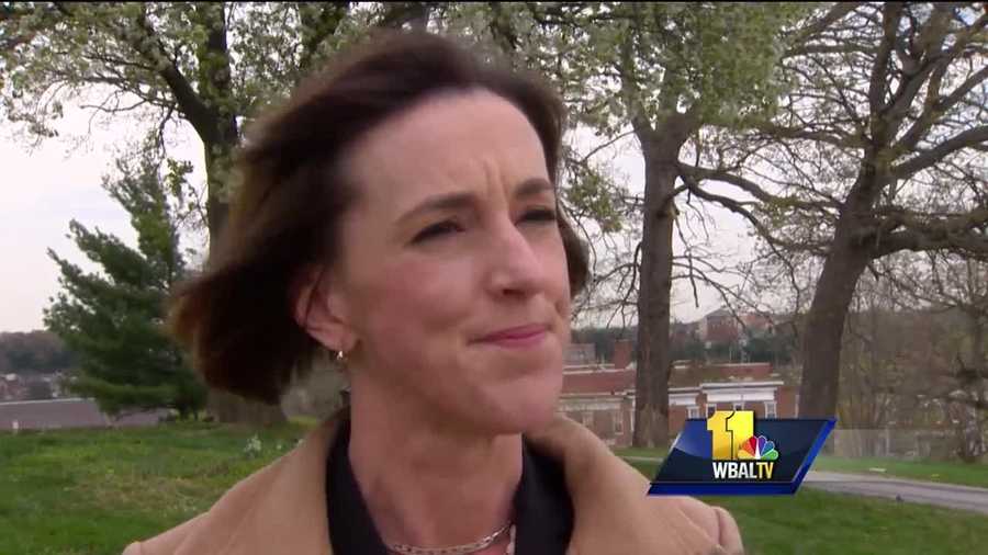 It was opening day at Camden Yards and Elizabeth Embry seems to know everyone. It's helpful when you're campaigning for mayor in a crowded Democratic field.
