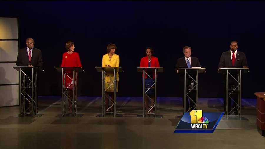 The top six Democratic candidates for Baltimore mayor didn't hold back in a debate Tuesday evening. The City Hall hopefuls addressed issues ranging from crime and housing to jobs and schools. The debate came two weeks before the primary election.