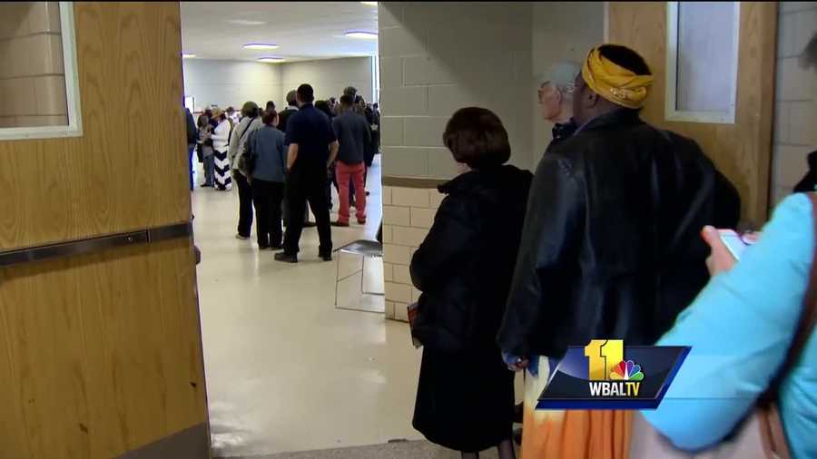 Early voting begins Thursday in Maryland. There are 67 early-voting locations across Maryland -- six in Baltimore City -- where voters have showed up to find long lines and lots of confusion.