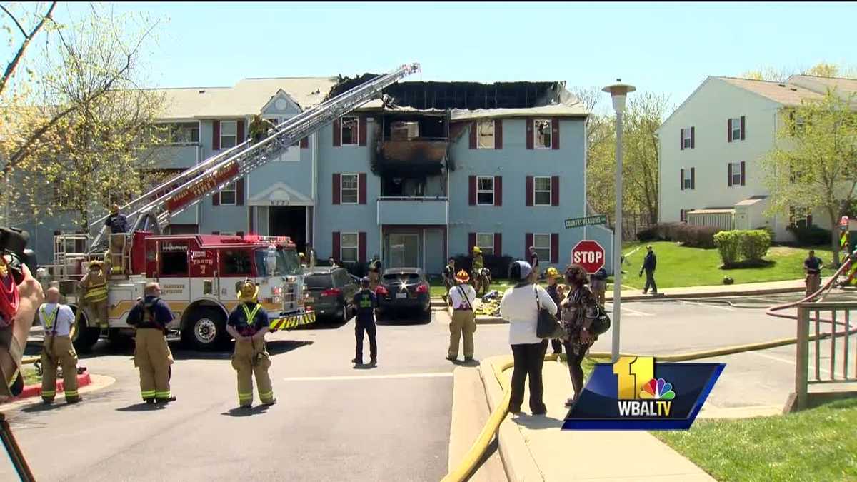 22 displaced in Laurel apartment fire