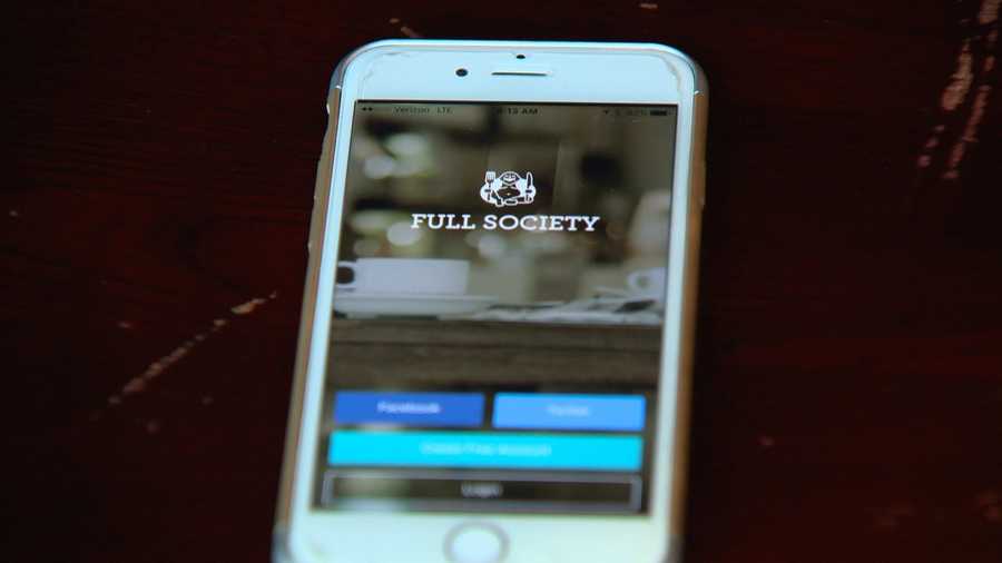 Full Society is an app that allows customers at a restaurant to split a bill over the phone.