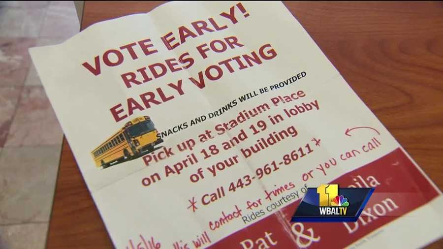 The campaigns for the front-runners in the Baltimore race for mayor are accusing each other of breaking election laws. The Sheila Dixon campaign said Monday that the State Prosecutor's Office is investigating complaints that the Catherine Pugh campaign is trying to buy votes. The Pugh campaign said Monday that they also got the state prosecutor involved with allegations that the Dixon campaign is harassing Pugh voters.