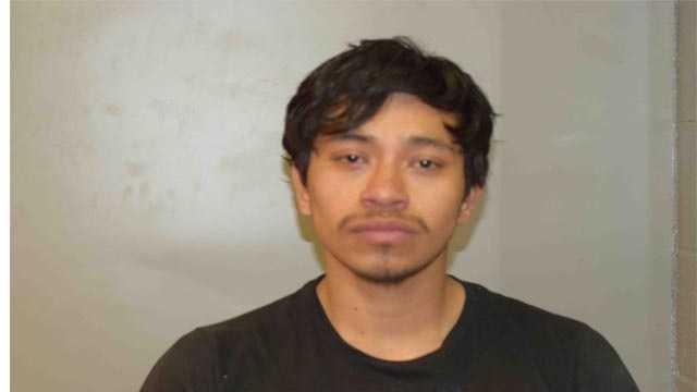 Selvin Mancilla Xicara, 25, was arrested after police say he broke into a woman's apartment and fell asleep on her couch.