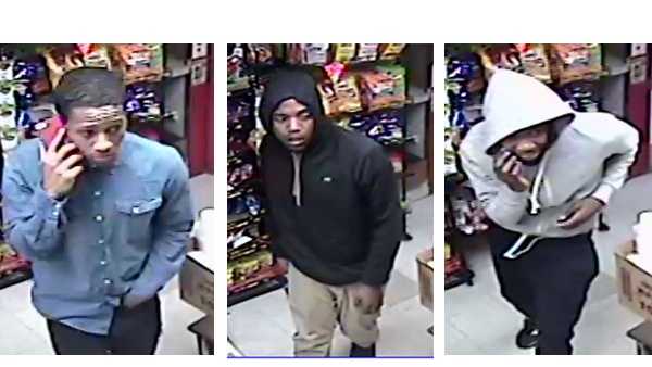 Suspect 1-3 (left to right).