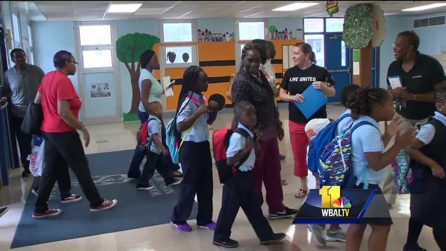 The Baltimore elementary school attended by Freddie Gray is getting help from the federal government to support children impacted by last April's riots. On the first day of classes last August, the city school CEO went door to door to walk students to nearby Matthew Henson Elementary School. Many of them showed up hoping to put behind them images from the riots.