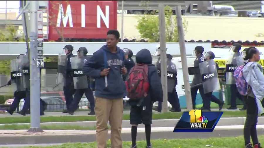 Unrest led to full-on riots in Baltimore last April, and social media posts gave police a heads-up that teenagers had planned a purge, or a day of lawlessness. The area between Mondawmin Mall and Frederick Douglass High School may be considered ground zero. Some of the students from Douglass were a part of last April's unrest. It was a disturbing scene involving police, the neighborhood and students. School system officials said they take some of the blame for what happened. They said there was a breakdown in communications with the Maryland Transit Administration over bus service for students.