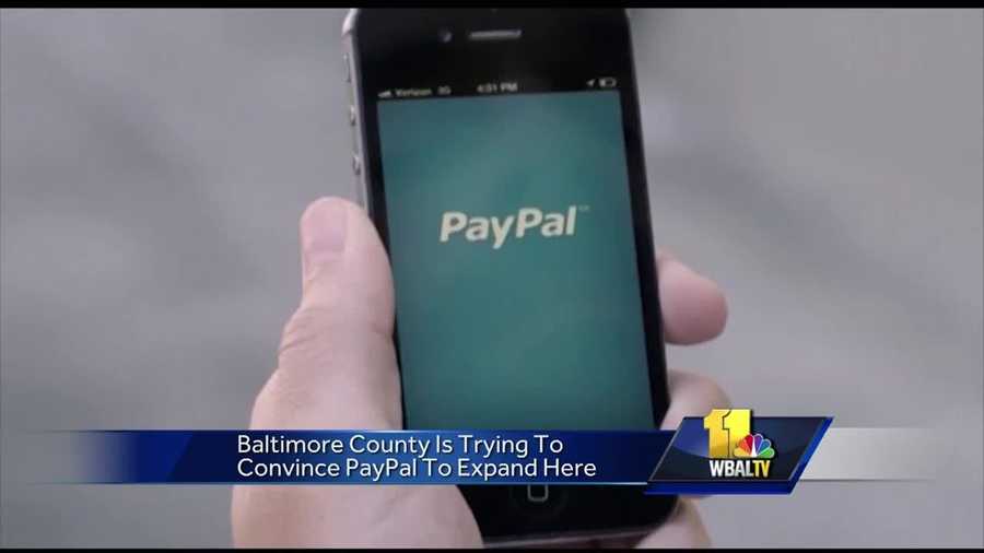 PayPal's decision to abandon plans to expand in North Carolina could mean a chance to bring more jobs to Baltimore County. County Executive Kevin Kamenetz is working to convince PayPal to expand its current office in Hunt Valley and bring the jobs that would have been in North Carolina to Maryland.