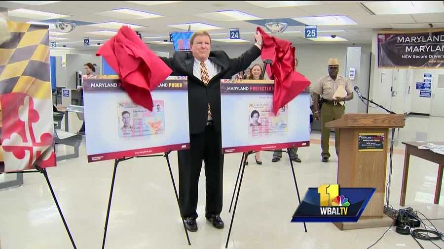 Maryland's new, more secure driver's license and identification card were unveiled on Monday.