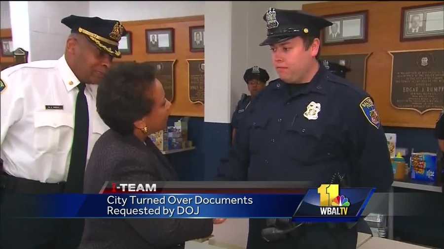 It's been a year since the Department of Justice launched a federal civil rights investigation of the Baltimore Police Department. City officials on Wednesday said all of the materials requested by investigators have been turned over.
