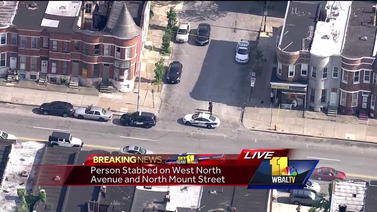 Man stabbed in west Baltimore