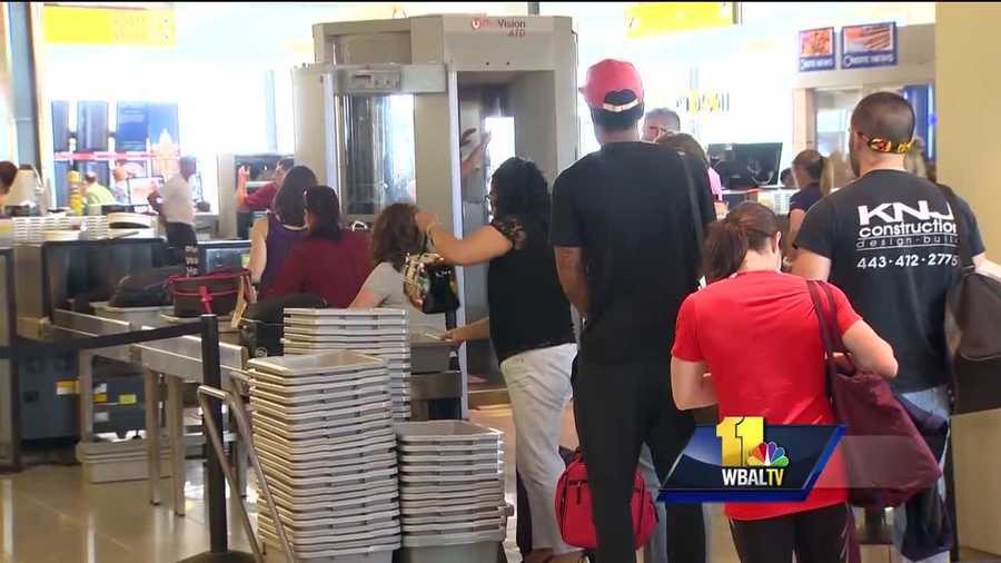 The long lines at Transportation Security Administration checkpoints are expected to get worse this summer, and some airlines at Baltimore-Washington International Thurgood Marshall Airport are trying to help the TSA.