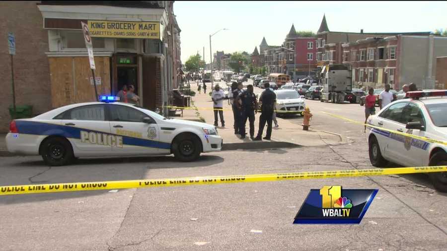 Two people were killed and two others were injured over a little more than three hours Wednesday evening in Baltimore, police said.