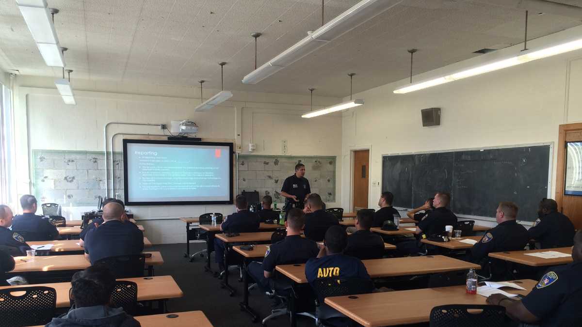 Photos: Baltimore police body camera training