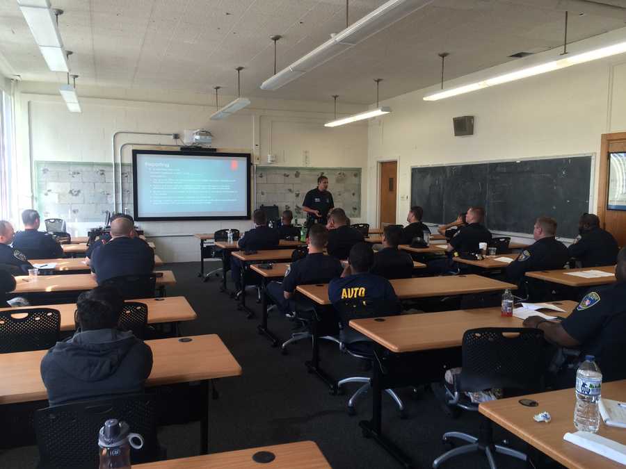 Photos: Baltimore police body camera training