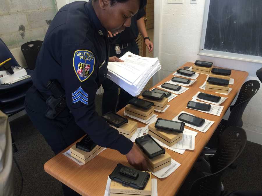 Photos: Baltimore police body camera training