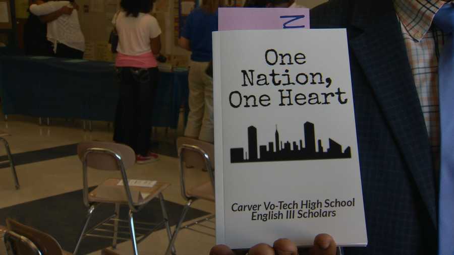 "One Nation, One Heart" is a book of short stories written by a group of students at Carver Vo-Tech.