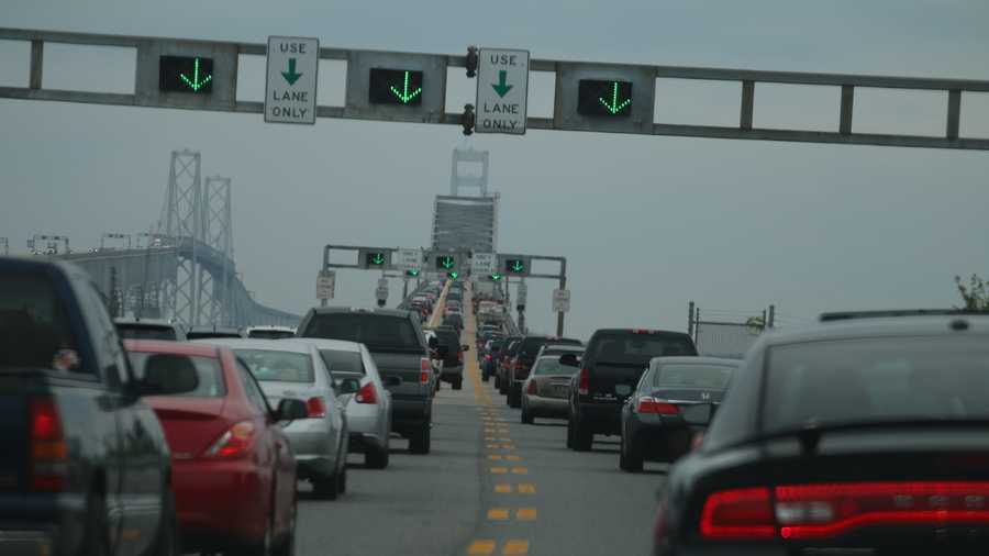 Chesapeake Bay Bridge traffic