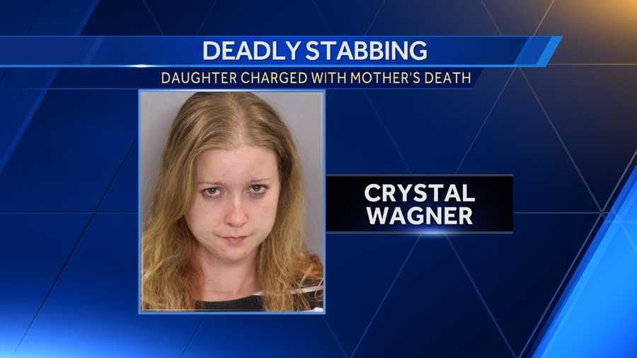 Authorities said Crystal Wagner attacked her mother, 60-year-old Malia Delores Wagner, outside of the Eastpoint Mall at about 1 p.m. Saturday.