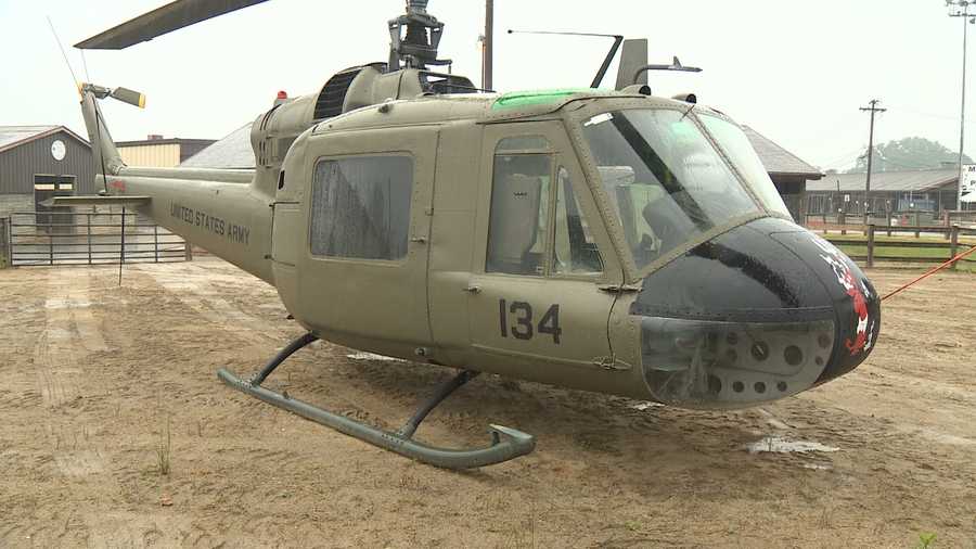 In the air it made one of the most recognizable sounds of the Vietnam War, and as it sits in the rain at Maryland State Fairgrounds, a Vietnam-era Huey will surely bring back memories during an event this weekend in Timonium