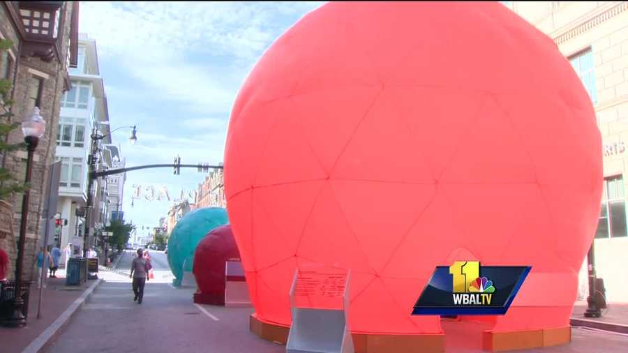 Artscape is underway in Baltimore City. Billed as the largest free arts festival over the next three days it's expected to draw hundreds of thousands of people. This year's theme is "Space: Explore what's out there." In fact, one exhibit at the festival has taken over a city block.