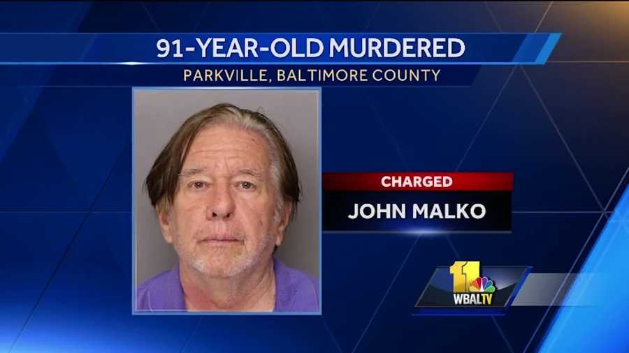 A 72-year-old man has been charged in connection with the death of a 91-year-old woman in her Parkville home, Baltimore County police said.