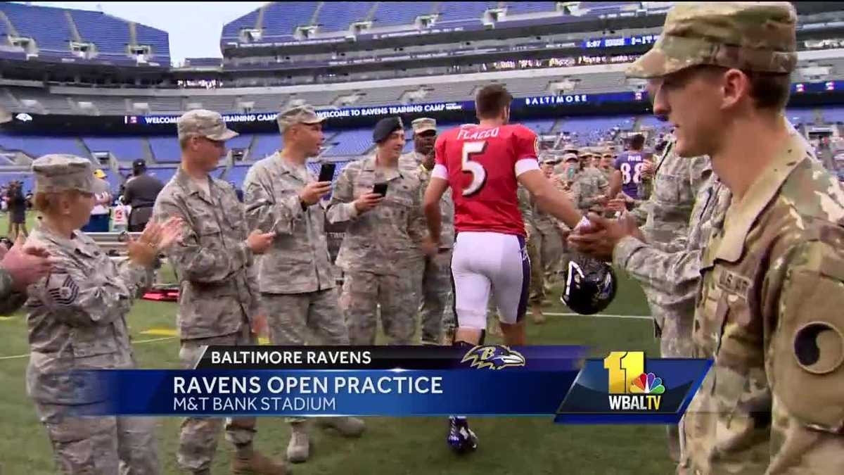 Photos Ravens open practice