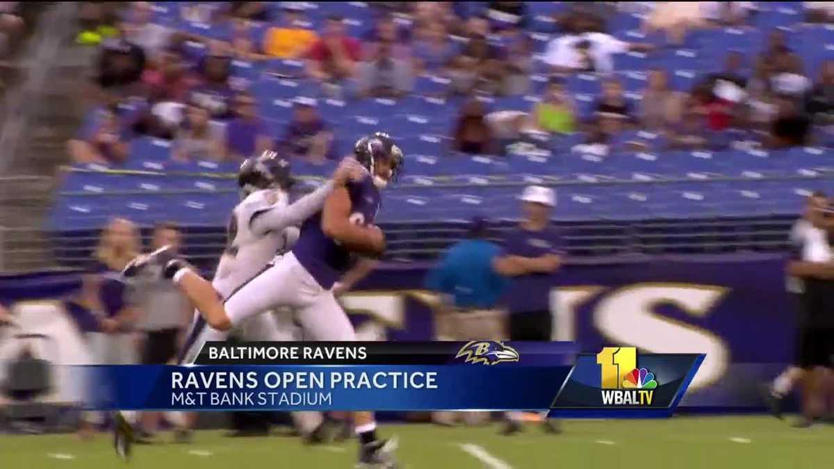 Photos Ravens open practice