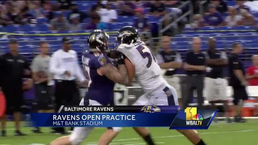 Photos Ravens open practice