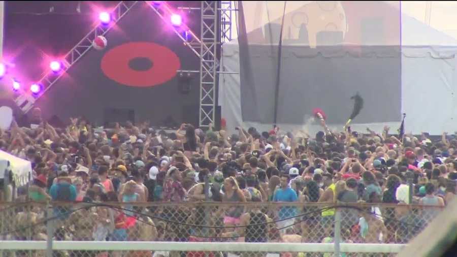 One of the country's largest music festivals is kicking off in Baltimore this weekend, but it's not all about the fun. Safety is top of mind for city officials because of concerns about drug use after incidents at similar events across the country. Pimlico Race Course will turn into the Moonrise Festival this weekend. It's one of the largest electronic dance music parties in the country with more than 100,000 people expected to attend. The line to get wristbands Friday night was already hundreds deep.
