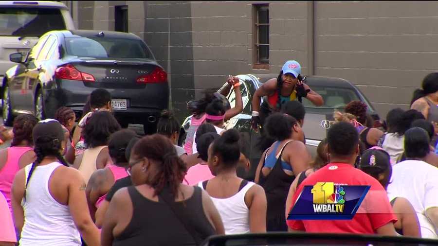 A Baltimore City neighborhood and a church are at odds over a Zumba class. It's considered one of the largest group exercise classes in Baltimore City. Some of the residents along Belair Road and White Avenue said it also has to be the loudest. The popular motivational class has been held in the parking lot of the Koinonia Baptist Church in northeast Baltimore since May.