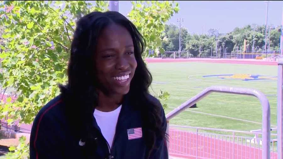 Christina Epps, 25, is a 2013 Coppin State graduate and a triple jumper on the U.S. track and field team
