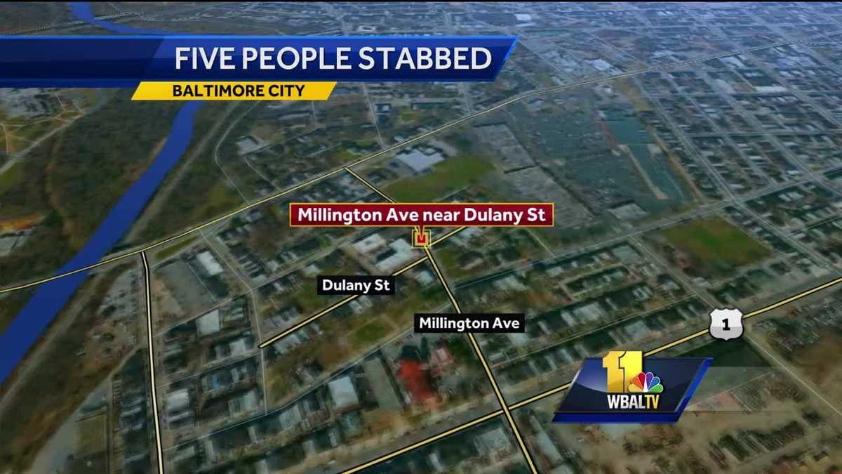 5 people stabbed after dispute in Baltimore