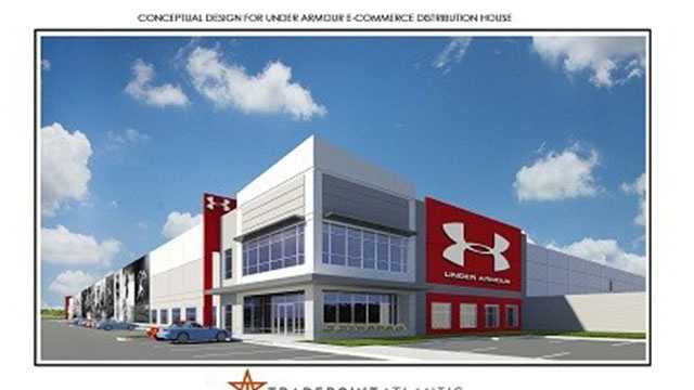 Under Armour is planning to open a new 1.3 million-square-foot distribution and warehouse facility which is expected to eventually bring 1,000 jobs to Baltimore County.