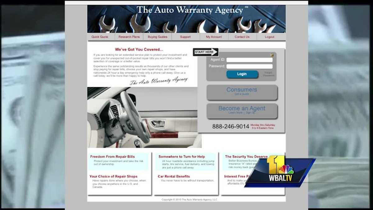 BBB warns consumers about auto warranty company