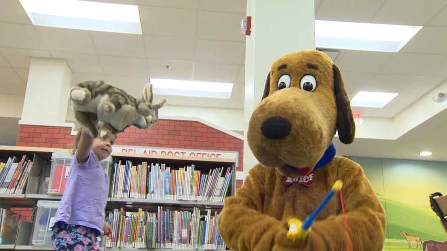 It has been closed for months, but Thursday morning the library in Bel Air re-opened its new children's department.