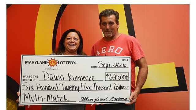 Dawn and Ron Kunnecke recently claimed their jackpot winnings from the Sept. 12 Multi-Match jackpot.