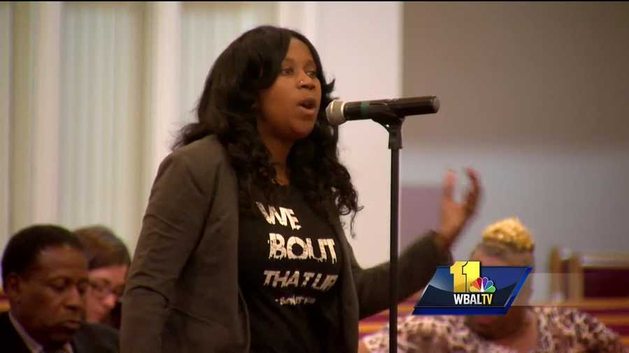 Baltimore residents had a chance to speak in front of City Council President Jack Young on Monday to address the Department of Justice Report that outlined serious problems within the Baltimore Police Department.