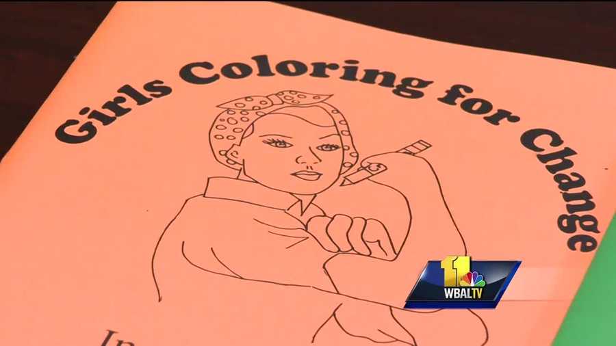 Two middle school students and their coloring books show others the inspiration between the lines. The 42-page coloring book created by two Roland Park Middle School students is loaded with inspiration for young women, according to authors Anna Doherty and Hope Sacco.