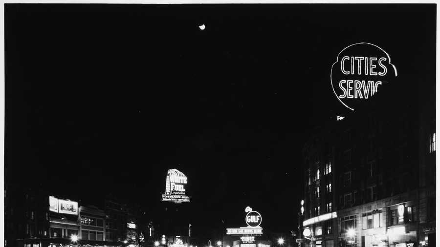 Kenmore Square in the 1950s