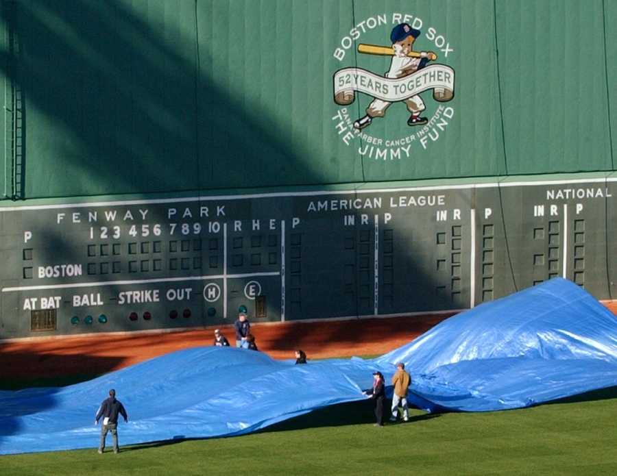 Fenway Park Green Monster ladder history