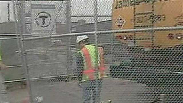 An oil truck driver is killed at an MBTA boat terminal