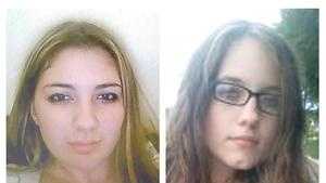 Nicole Simanski, 16, left, and Linda Tillett, 17, of Taunton, reported missing since 2:30 p.m. Tuesday.