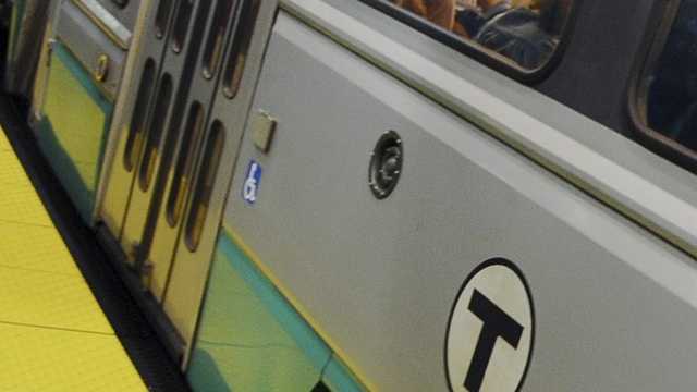 A MBTA Subway Car