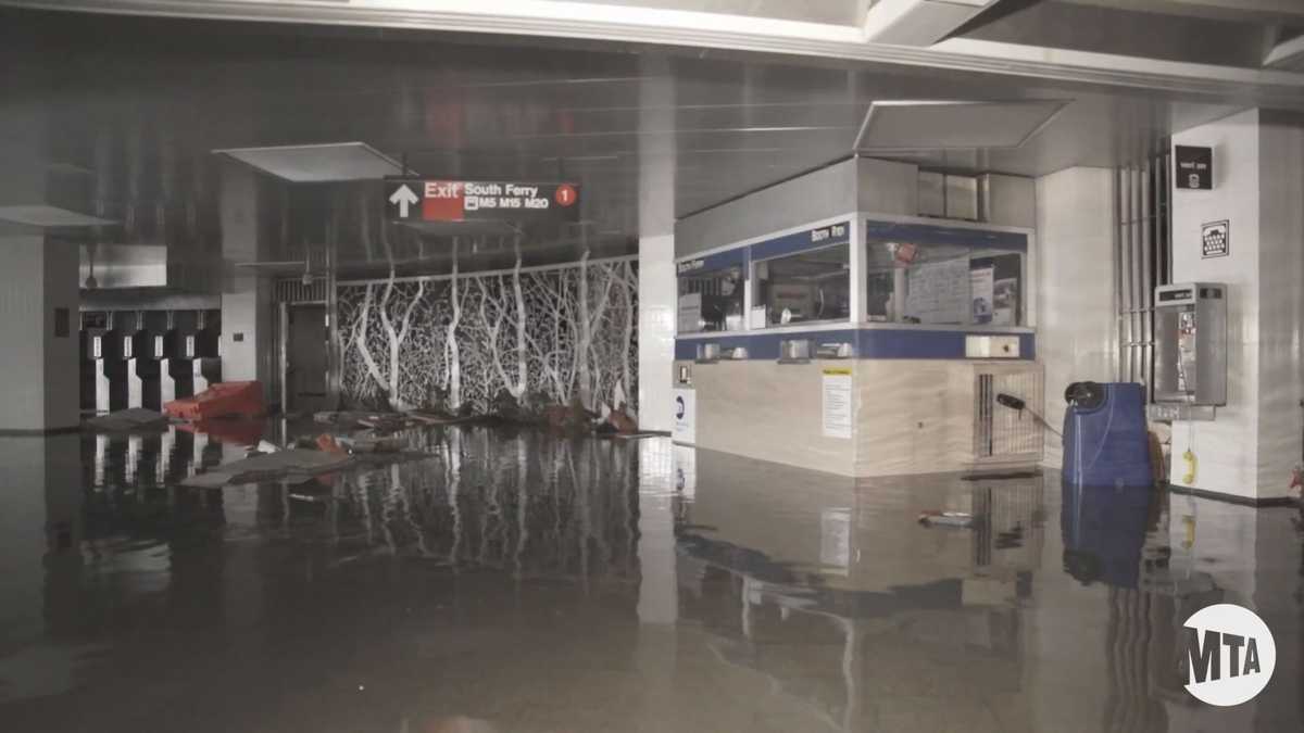 In Photos Inside tour of flooded NYC Subway, Tunnels