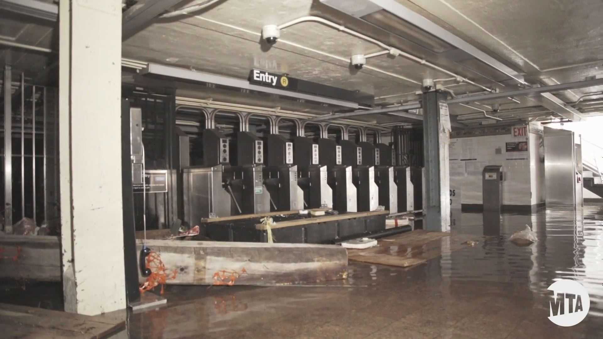 In Photos: Inside Tour Of Flooded NYC Subway, Tunnels