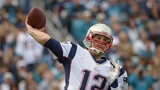 New England Patriots quarterback Tom Brady throws a pass against